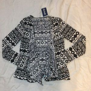 Girls Long sleeve Duster Cardigan